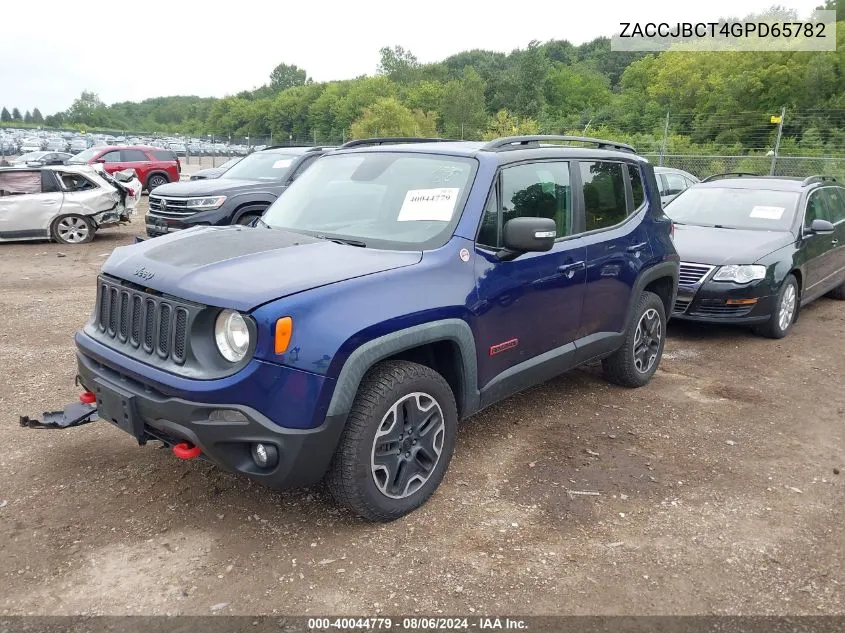 ZACCJBCT4GPD65782 2016 Jeep Renegade Trailhawk