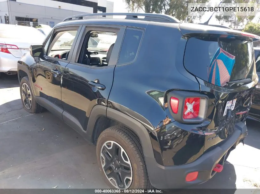 ZACCJBCT1GPE15618 2016 Jeep Renegade Trailhawk