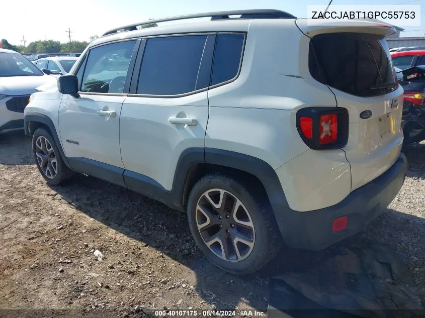 ZACCJABT1GPC55753 2016 Jeep Renegade Latitude