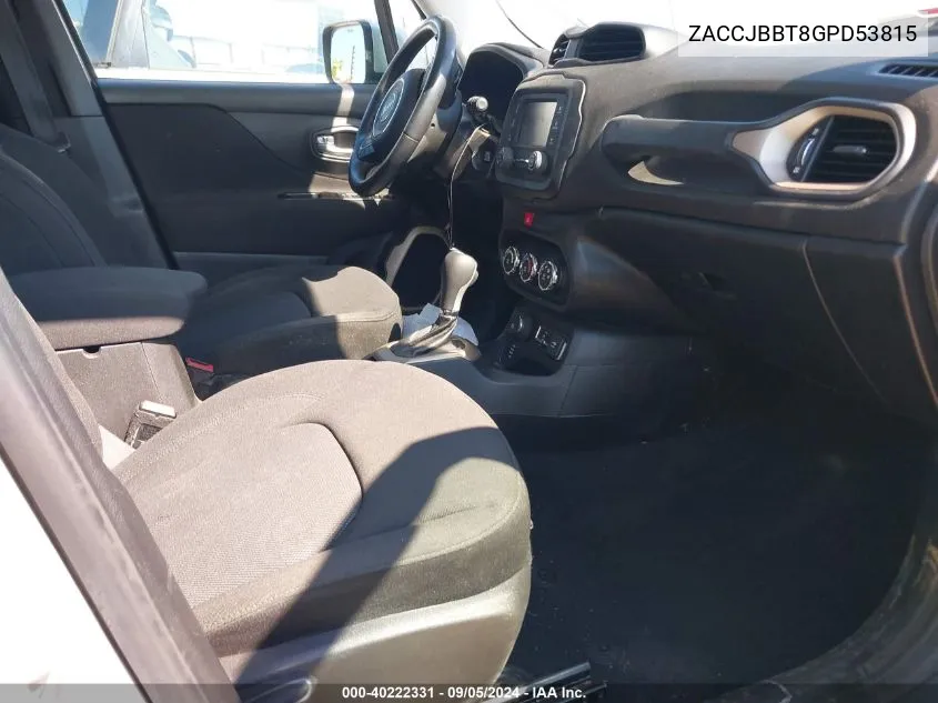 ZACCJBBT8GPD53815 2016 Jeep Renegade Latitude