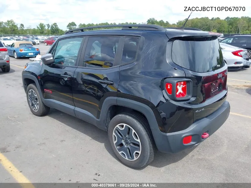 ZACCJBCT1GPD67070 2016 Jeep Renegade Trailhawk