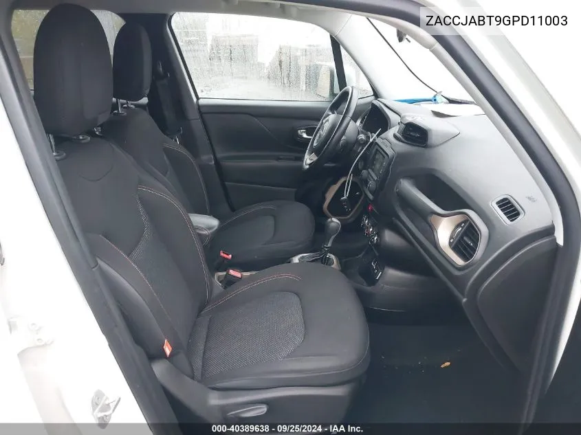 ZACCJABT9GPD11003 2016 Jeep Renegade Latitude