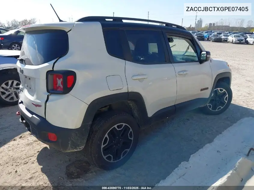 ZACCJBCTXGPE07405 2016 Jeep Renegade Trailhawk