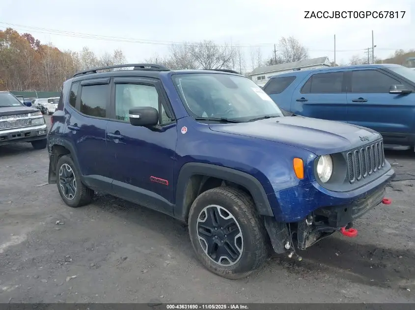 ZACCJBCT0GPC67817 2016 Jeep Renegade Trailhawk