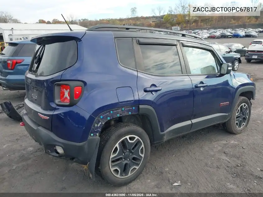 ZACCJBCT0GPC67817 2016 Jeep Renegade Trailhawk