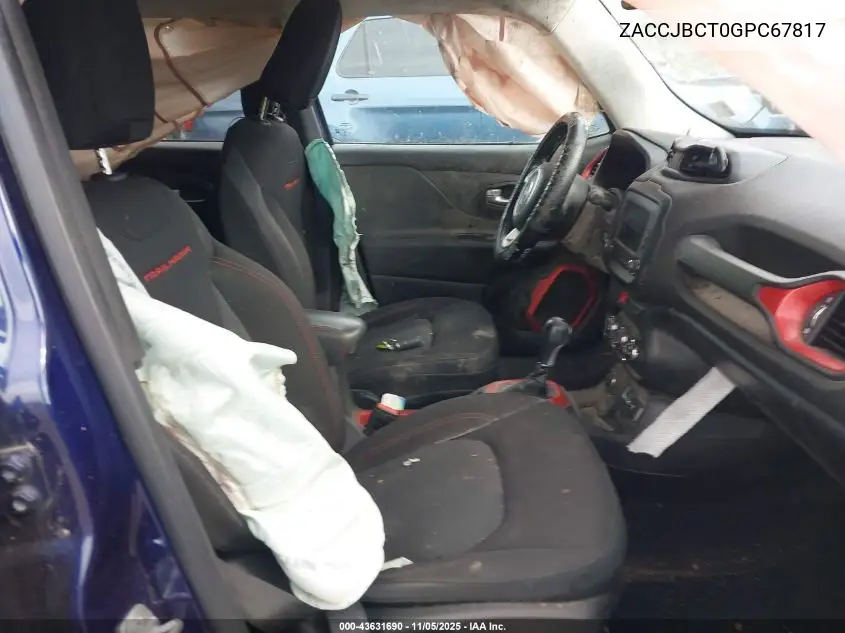 ZACCJBCT0GPC67817 2016 Jeep Renegade Trailhawk
