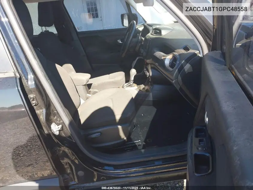 ZACCJABT1GPC48558 2016 Jeep Renegade Latitude