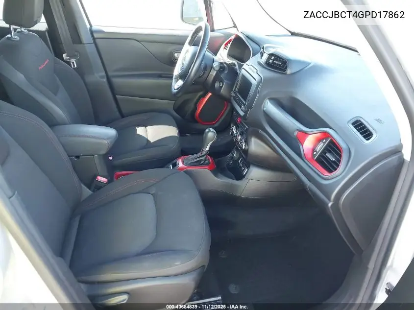 ZACCJBCT4GPD17862 2016 Jeep Renegade Trailhawk