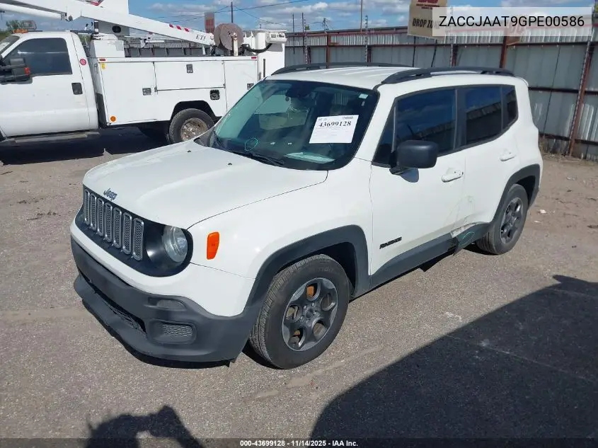 ZACCJAAT9GPE00586 2016 Jeep Renegade Sport