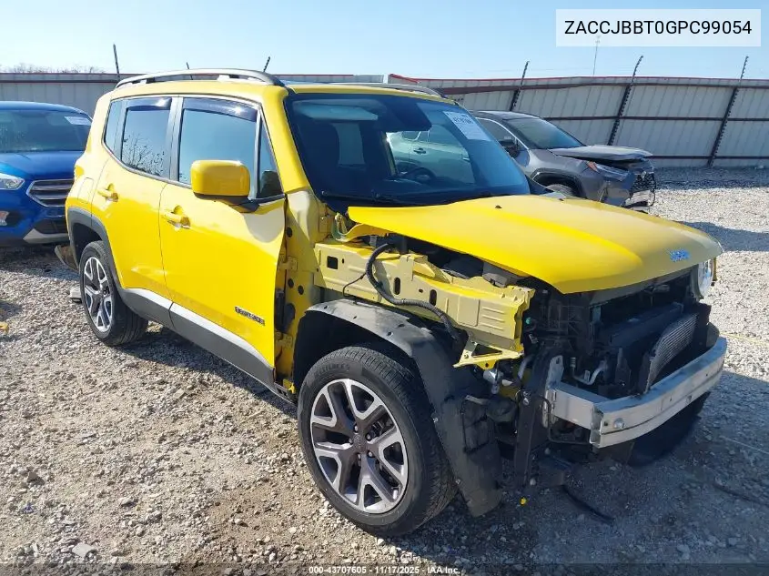 ZACCJBBT0GPC99054 2016 Jeep Renegade Latitude