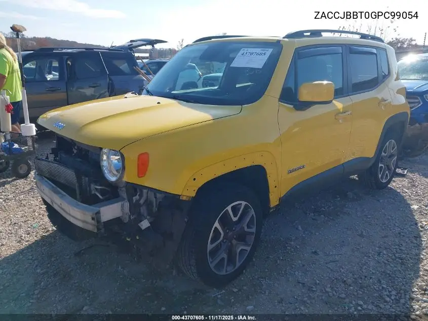 ZACCJBBT0GPC99054 2016 Jeep Renegade Latitude
