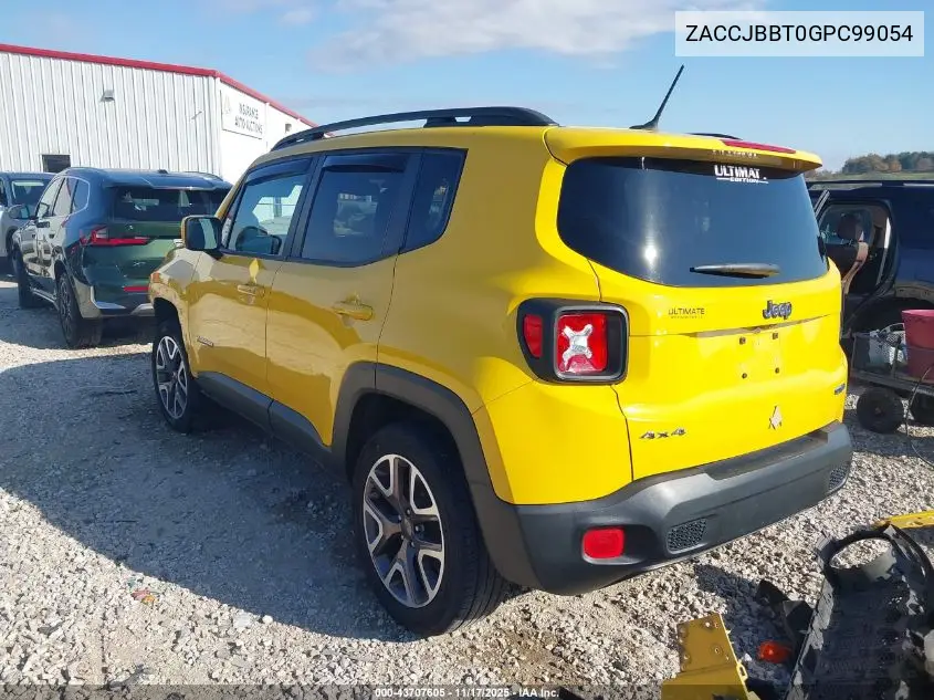 ZACCJBBT0GPC99054 2016 Jeep Renegade Latitude