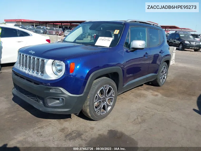 ZACCJADB6HPE95273 2017 Jeep Renegade Limited Fwd