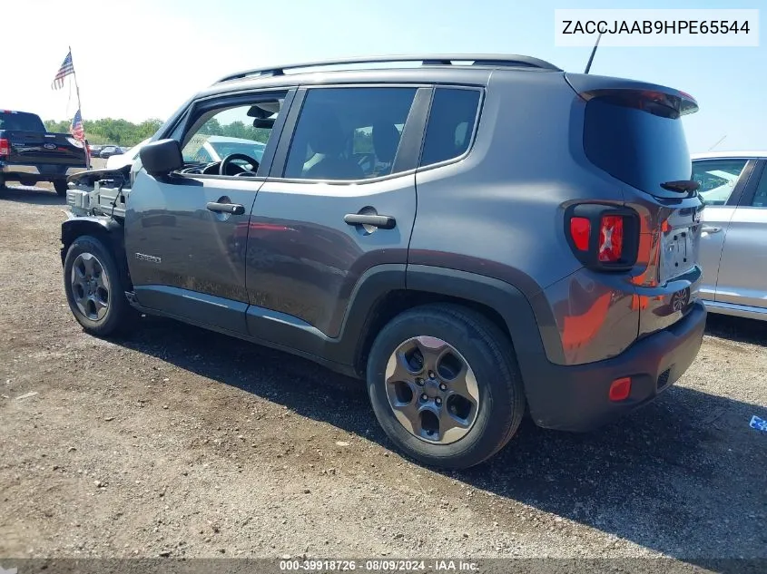 2017 Jeep Renegade Sport Fwd VIN: ZACCJAAB9HPE65544 Lot: 39918726