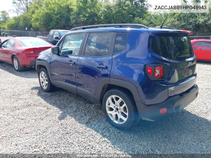 ZACCJABB9HPG48943 2017 Jeep Renegade Latitude Fwd