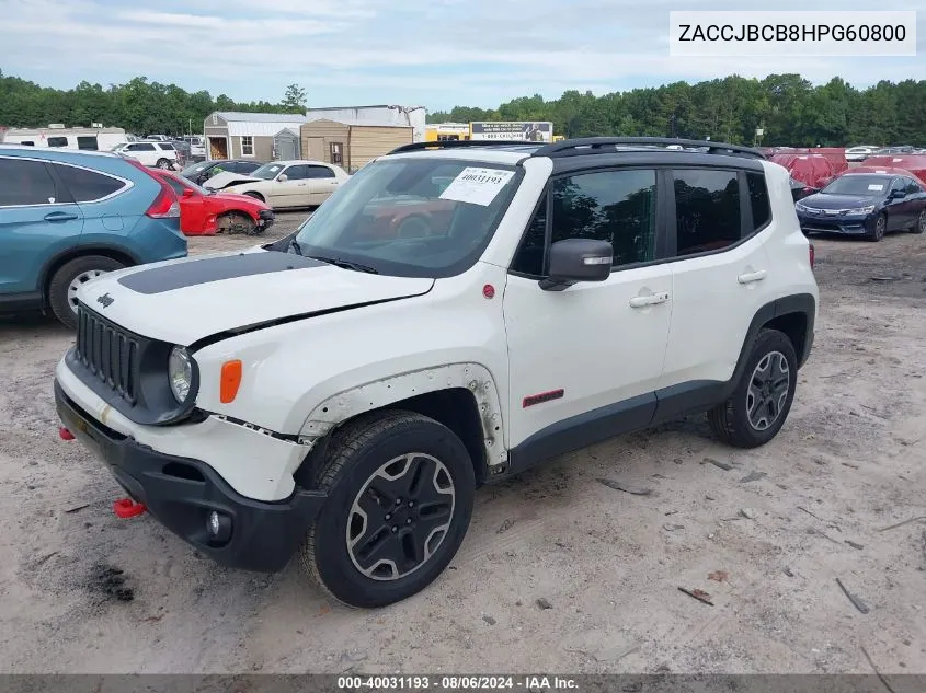 ZACCJBCB8HPG60800 2017 Jeep Renegade Trailhawk