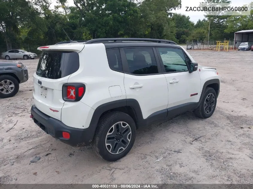 ZACCJBCB8HPG60800 2017 Jeep Renegade Trailhawk