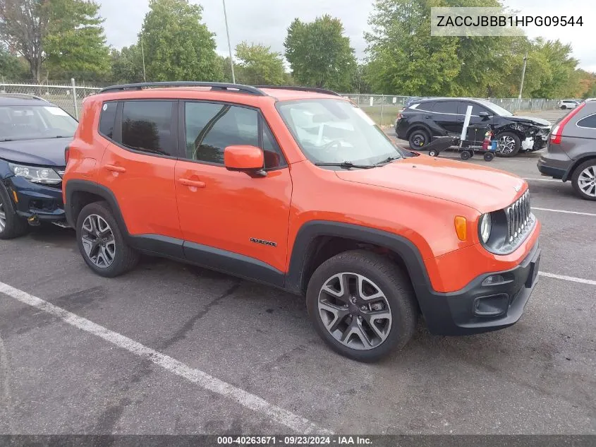 2017 Jeep Renegade Latitude 4X4 VIN: ZACCJBBB1HPG09544 Lot: 40263671