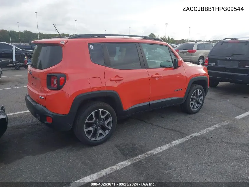 2017 Jeep Renegade Latitude 4X4 VIN: ZACCJBBB1HPG09544 Lot: 40263671