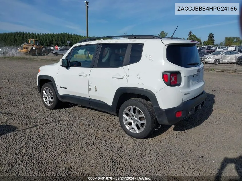 ZACCJBBB4HPG24166 2017 Jeep Renegade Latitude 4X4