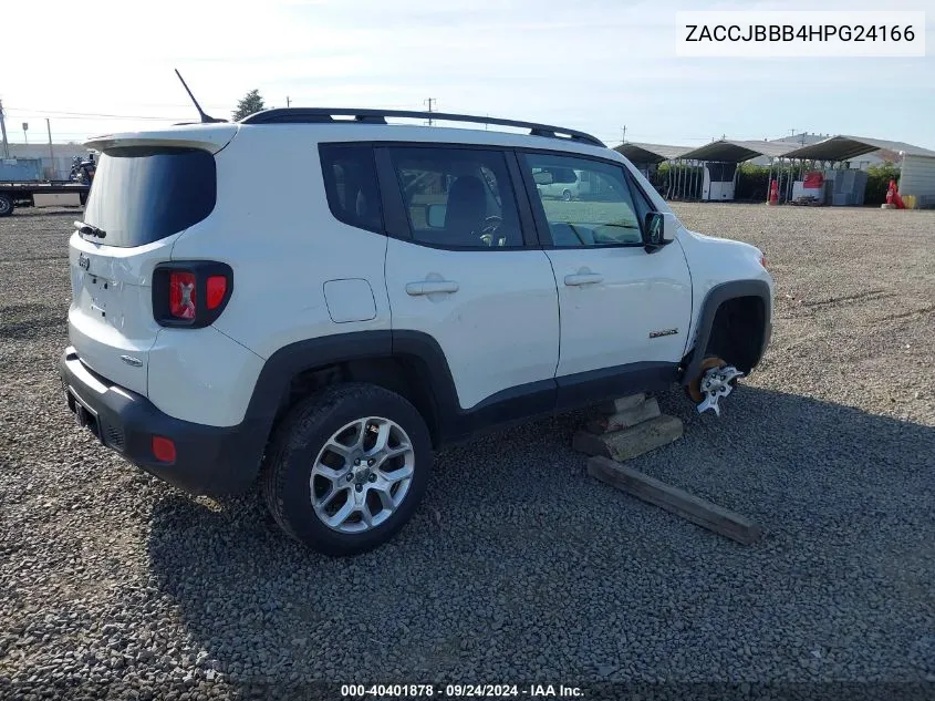 ZACCJBBB4HPG24166 2017 Jeep Renegade Latitude 4X4