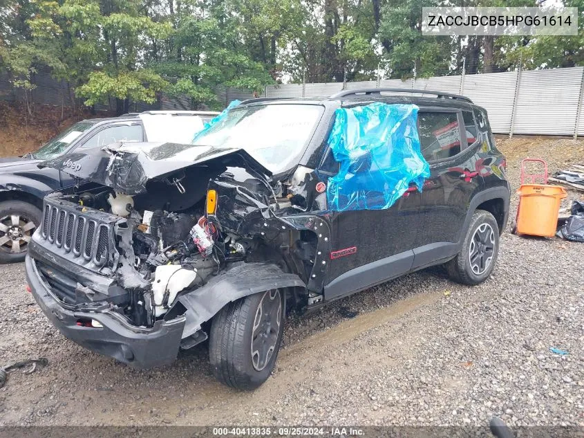 ZACCJBCB5HPG61614 2017 Jeep Renegade Trailhawk 4X4