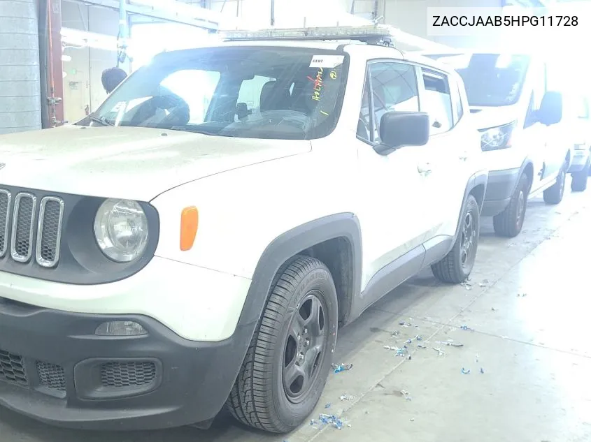 ZACCJAAB5HPG11728 2017 Jeep Renegade Sport Fwd