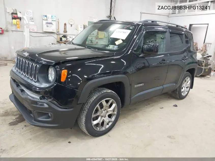 ZACCJBBB3HPG13241 2017 Jeep Renegade Latitude 4X4