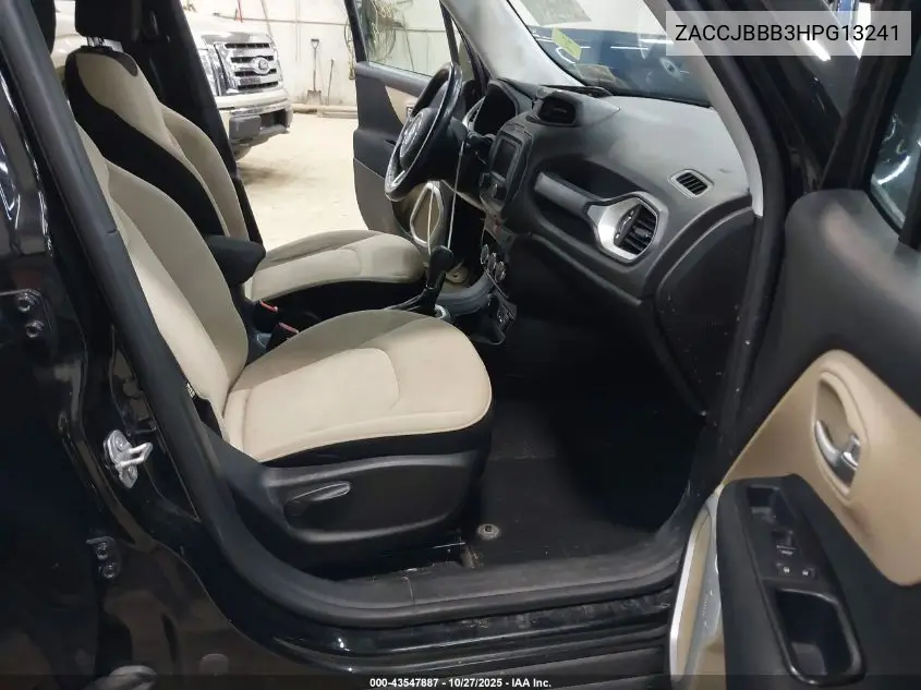 ZACCJBBB3HPG13241 2017 Jeep Renegade Latitude 4X4