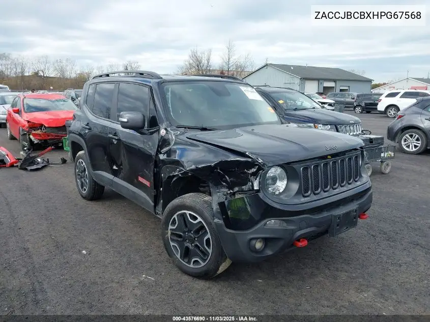 ZACCJBCBXHPG67568 2017 Jeep Renegade Trailhawk 4X4