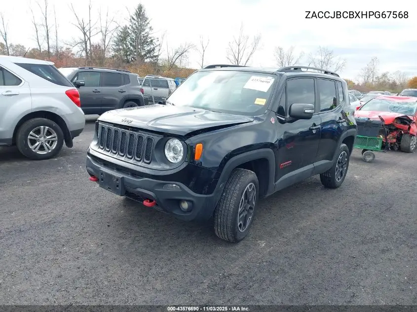ZACCJBCBXHPG67568 2017 Jeep Renegade Trailhawk 4X4