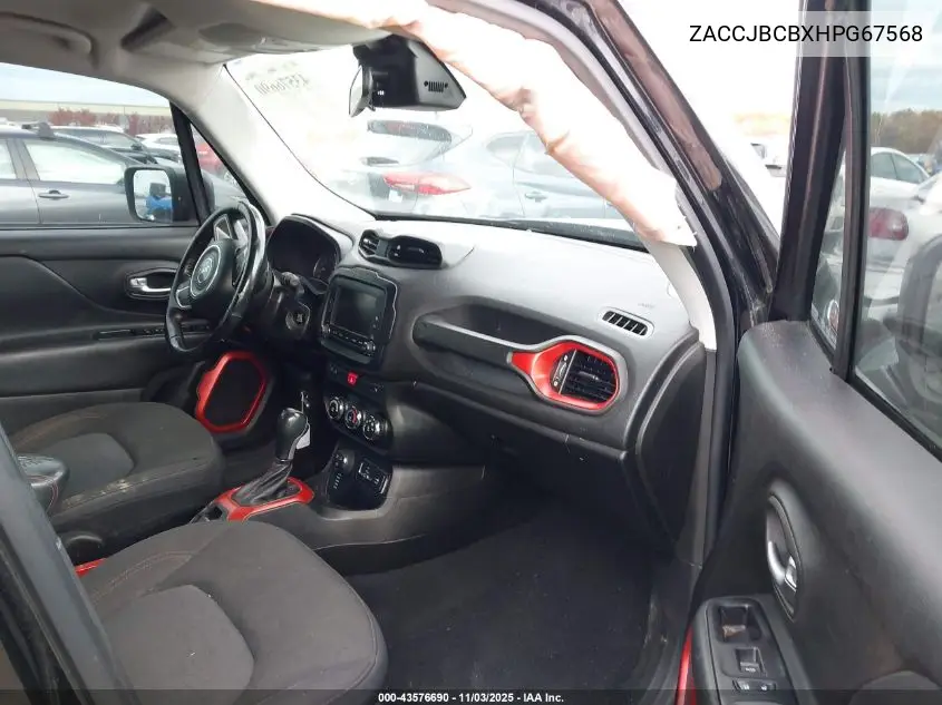 ZACCJBCBXHPG67568 2017 Jeep Renegade Trailhawk 4X4