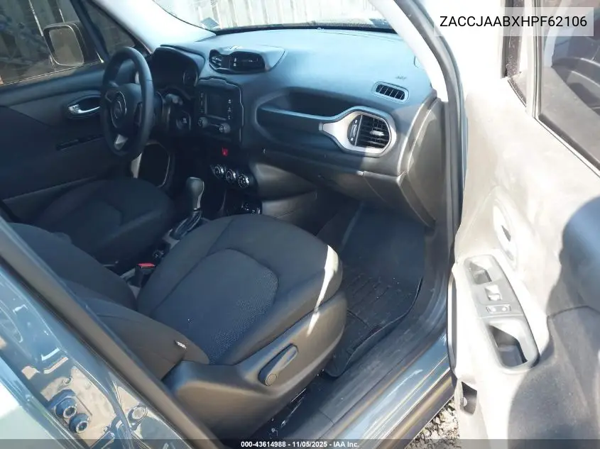 ZACCJAABXHPF62106 2017 Jeep Renegade Sport Fwd