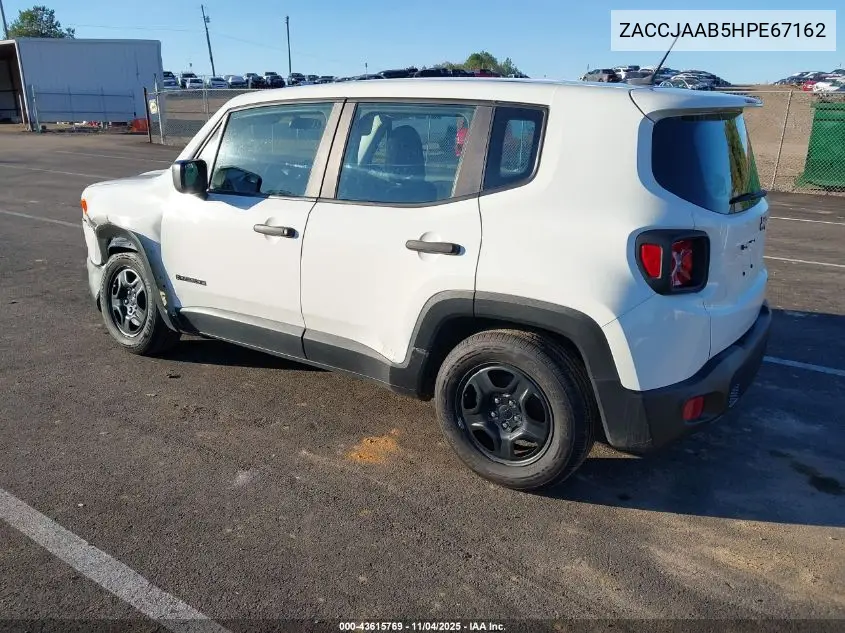 ZACCJAAB5HPE67162 2017 Jeep Renegade Sport Fwd