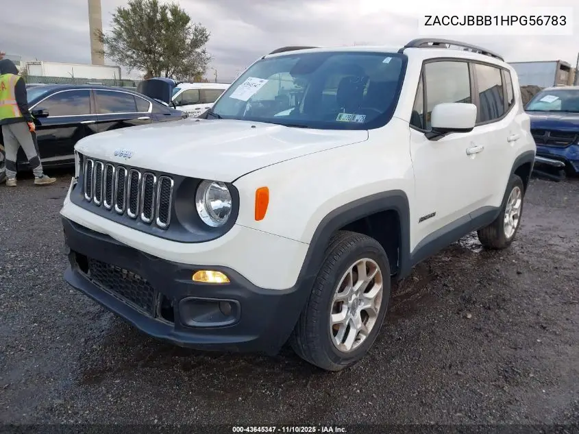 ZACCJBBB1HPG56783 2017 Jeep Renegade Latitude 4X4