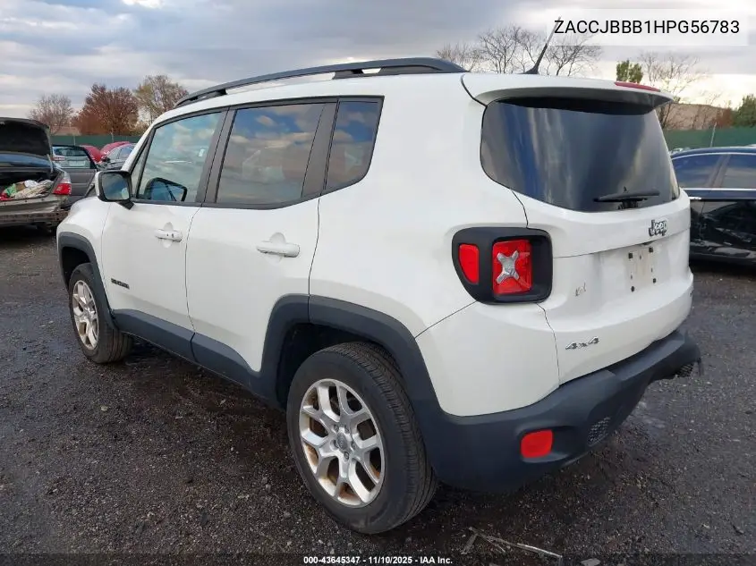 ZACCJBBB1HPG56783 2017 Jeep Renegade Latitude 4X4