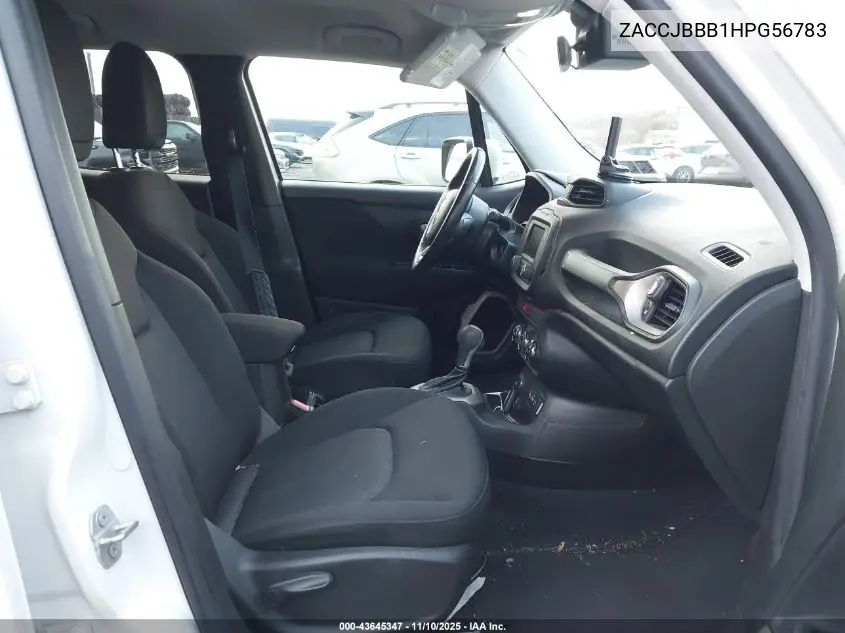 ZACCJBBB1HPG56783 2017 Jeep Renegade Latitude 4X4