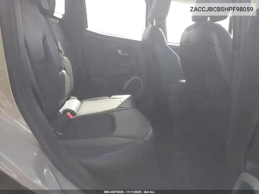 ZACCJBCB5HPF98059 2017 Jeep Renegade Deserthawk 4X4