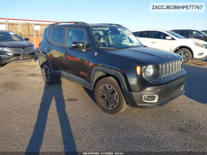 ZACCJBCB8HPE77767 2017 Jeep Renegade Trailhawk 4X4