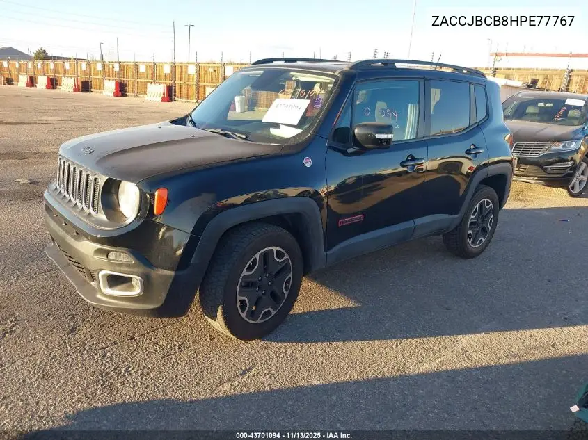 ZACCJBCB8HPE77767 2017 Jeep Renegade Trailhawk 4X4