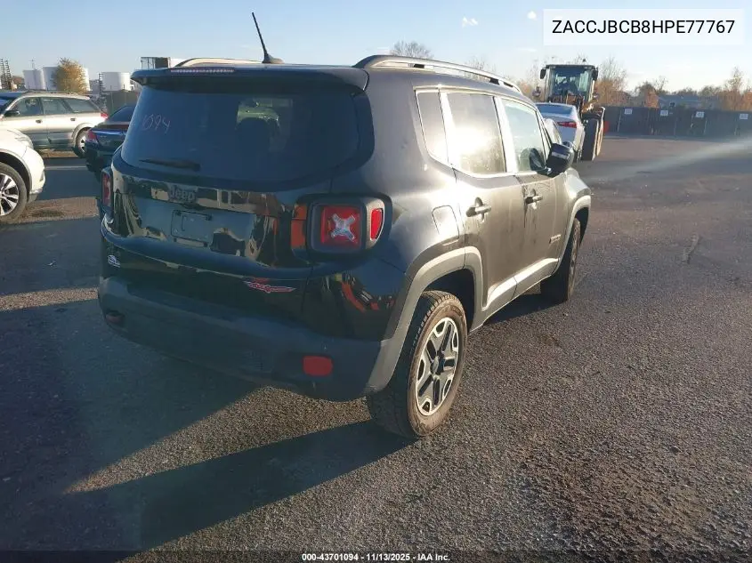 ZACCJBCB8HPE77767 2017 Jeep Renegade Trailhawk 4X4