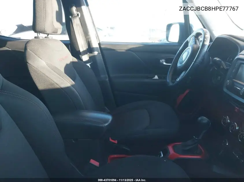 ZACCJBCB8HPE77767 2017 Jeep Renegade Trailhawk 4X4
