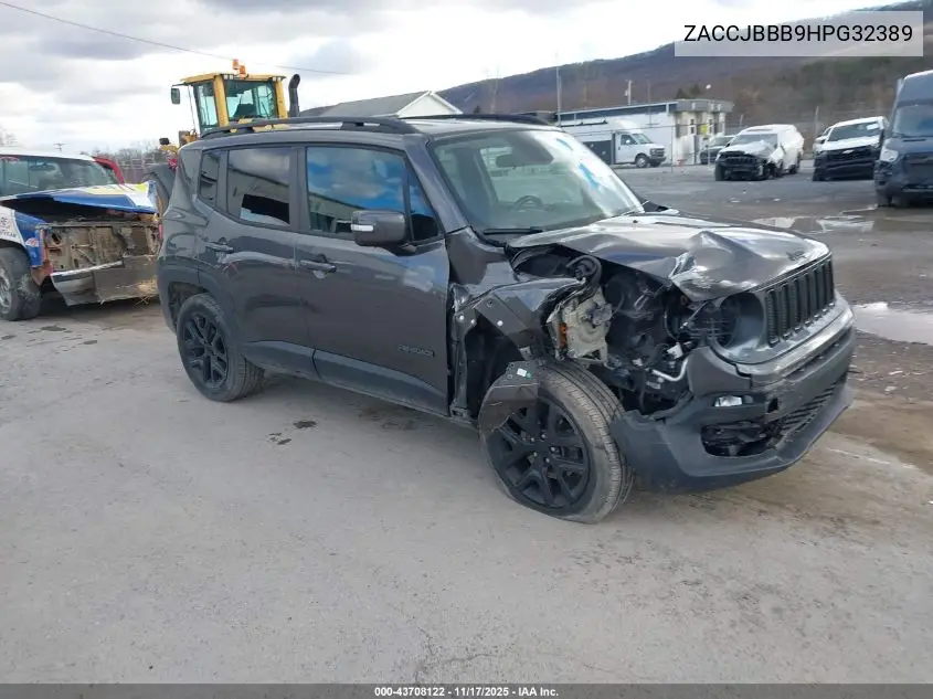 ZACCJBBB9HPG32389 2017 Jeep Renegade Altitude 4X4
