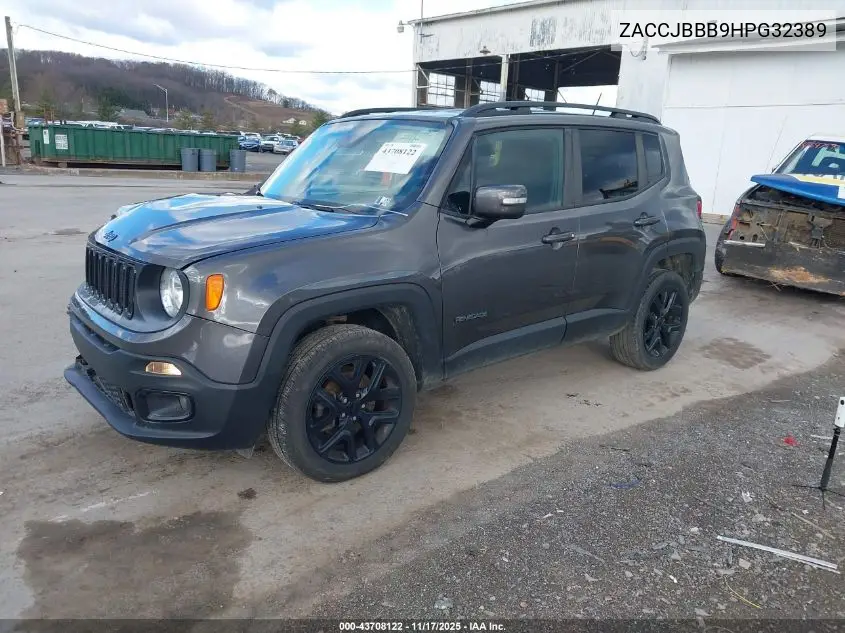 ZACCJBBB9HPG32389 2017 Jeep Renegade Altitude 4X4