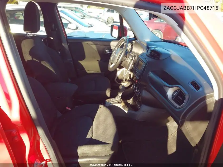 ZACCJABB7HPG48715 2017 Jeep Renegade Latitude Fwd
