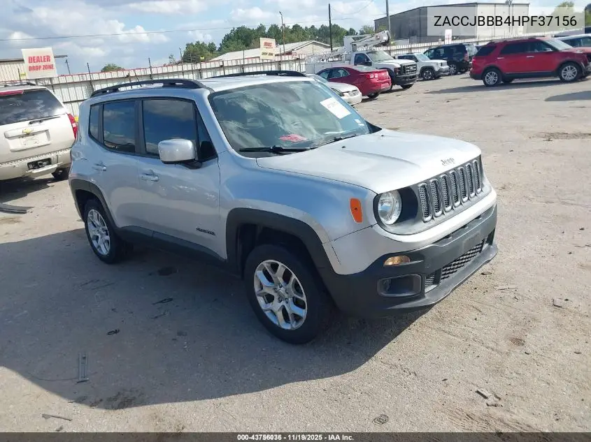 ZACCJBBB4HPF37156 2017 Jeep Renegade Latitude 4X4