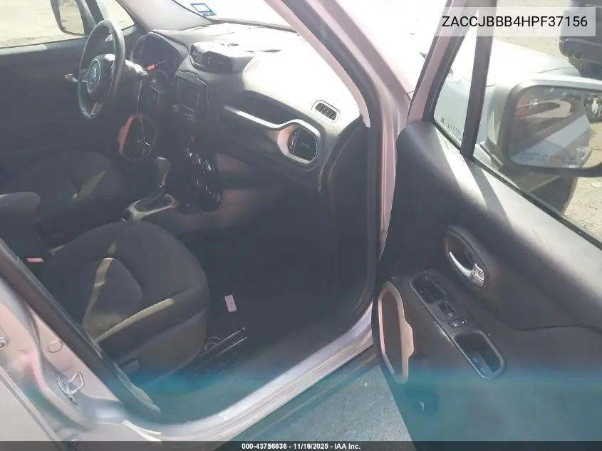 ZACCJBBB4HPF37156 2017 Jeep Renegade Latitude 4X4