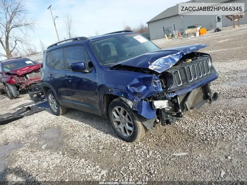 ZACCJABB2HPG66345 2017 Jeep Renegade Latitude Fwd