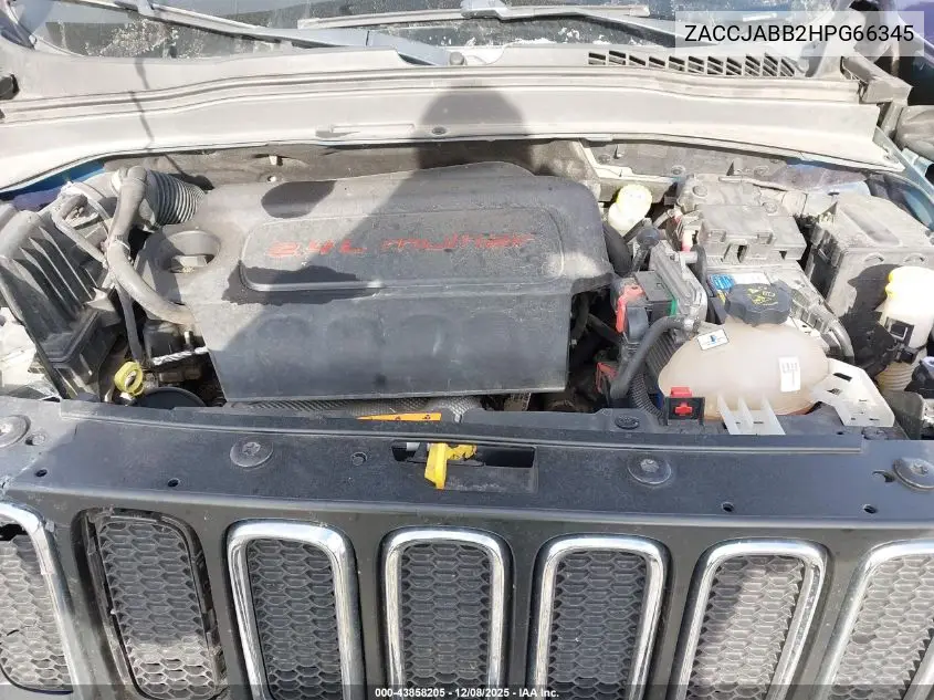 ZACCJABB2HPG66345 2017 Jeep Renegade Latitude Fwd
