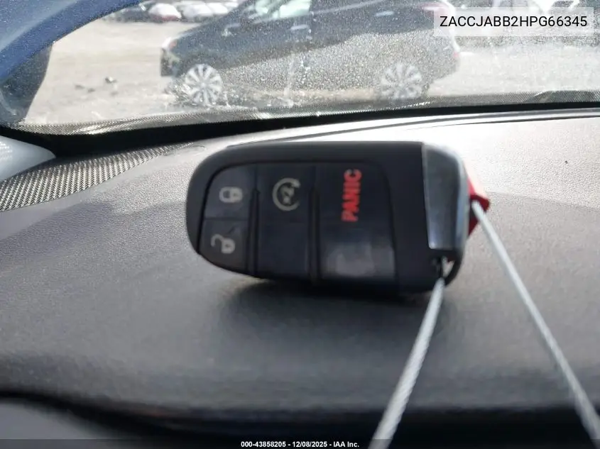 ZACCJABB2HPG66345 2017 Jeep Renegade Latitude Fwd